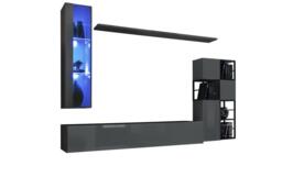 "Switch Metal II Entertainment Unit For TVs Up To 75"" - 250cm Graphite" - thumbnail 4