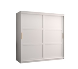 Ramiro I Sliding Door Wardrobe 180cm - White 180cm - thumbnail 7