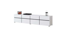 Kross 40 TV Cabinet 225cm - White 225cm - thumbnail 4