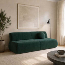Sofa Bed Puente - 214cm 100cm Ash-Grey 03 - thumbnail 3