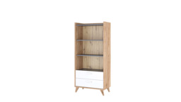 Mood MD-03 Bookcase 72cm - Oak Castello 72cm