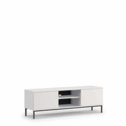 Querty 05 TV Cabinet 150cm - White Matt 150cm - thumbnail 1