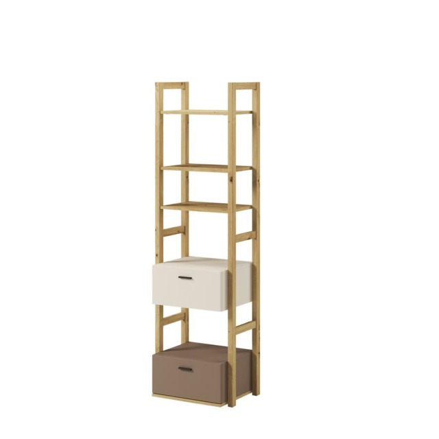 Lenny LY-03 Bookcase 51cm - Oak Artisan 51cm - image 1