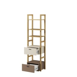 Lenny LY-03 Bookcase 51cm - Oak Artisan 51cm - thumbnail 2