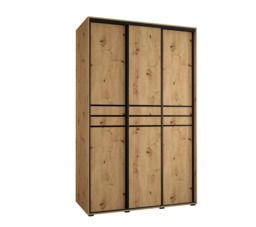 Cannes X Sliding Door Wardrobe 160cm - White 160cm - thumbnail 6