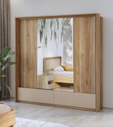 Impressio 63 Sliding Door Wardrobe 209cm - Oak Mauvella 209cm - thumbnail 5