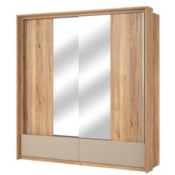 Impressio 63 Sliding Door Wardrobe 209cm - Oak Mauvella 209cm - thumbnail 1