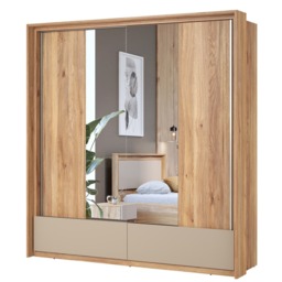 Impressio 63 Sliding Door Wardrobe 209cm - Oak Mauvella 209cm - thumbnail 3