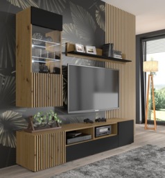Auris TV Cabinet 200cm - Oak Artisan 200cm - thumbnail 4