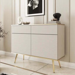 Moro Sideboard Cabinet 107cm - Beige 107cm