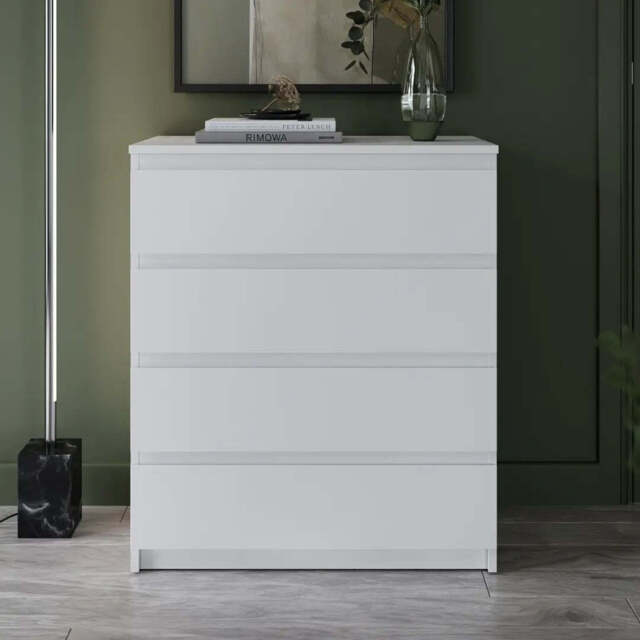 Idea ID-06 Chest of Drawers 73cm - White Matt 73cm - image 1
