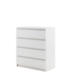 Idea ID-06 Chest of Drawers 73cm - White Matt 73cm - thumbnail 2