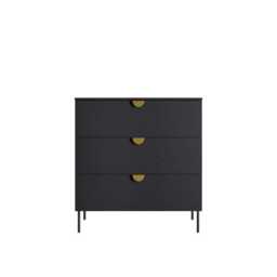Mond Chest Of Drawers 100cm - Black 100cm - thumbnail 4