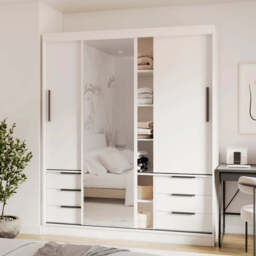 Vira Sliding Door Wardrobe 180cm - Oak Artisan 180cm - thumbnail 2