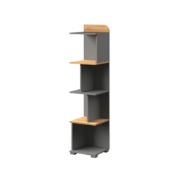 Carini CA5 Bookcase 35cm - Grey 35cm - thumbnail 1