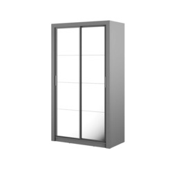 Arti 19 - 2 Sliding Door Wardrobe 120cm - White Matt 120cm - thumbnail 3