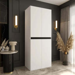 Salsa Hinged Door Wardrobe 90cm - Cashmere 90cm - thumbnail 2