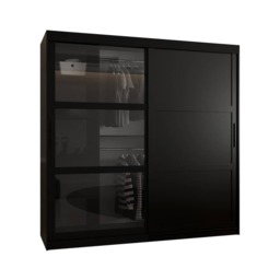 Parma III Sliding Door Wardrobe 200cm - White 200cm - thumbnail 6