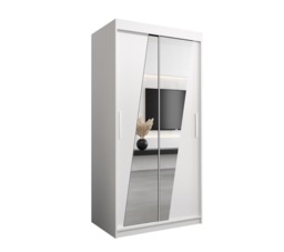 Rhomb Sliding Door Wardrobe 100cm - Oak Artisan 100cm - thumbnail 3