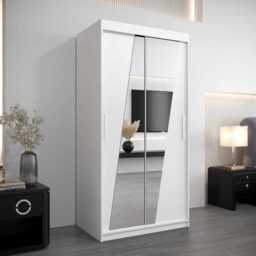 Rhomb Sliding Door Wardrobe 100cm - Oak Artisan 100cm - thumbnail 2