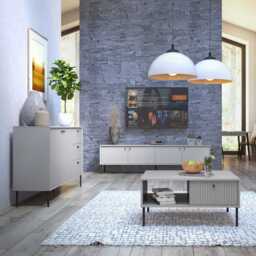 Iris Sideboard Cabinet 156cm - Grey 156cm - thumbnail 4