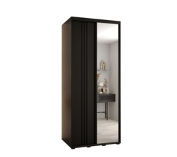 Cannes VII Sliding Door Wardrobe 110cm - White 110cm - thumbnail 8