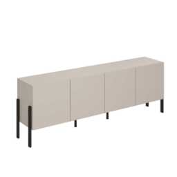 Jukon 25 TV Cabinet 204cm - White 204cm - thumbnail 3