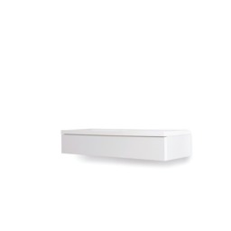 Navene Floating Dressing Table 100cm - White 100cm - thumbnail 2