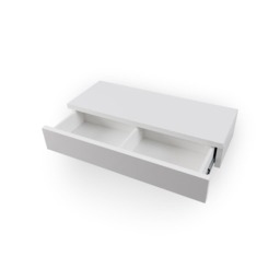 Navene Floating Dressing Table 100cm - White 100cm - thumbnail 4