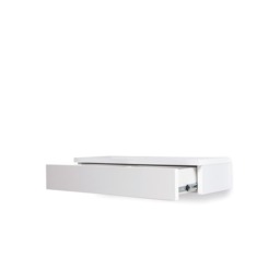 Navene Floating Dressing Table 100cm - White 100cm - thumbnail 3