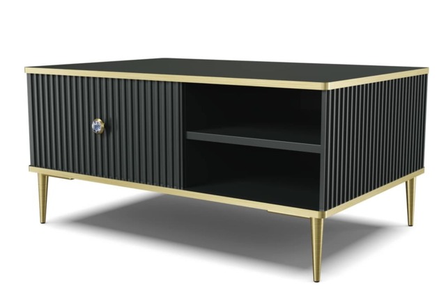 Petra Coffee Table 90cm - Black 90cm - image 1