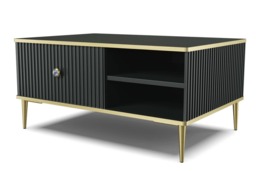 Petra Coffee Table 90cm - Black 90cm