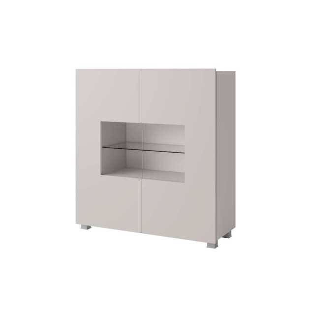 Calabrini Display Cabinet 100cm - Cashmere 100cm - image 1