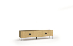 Mond 09 TV Cabinet 200cm - Graphite 200cm - thumbnail 4