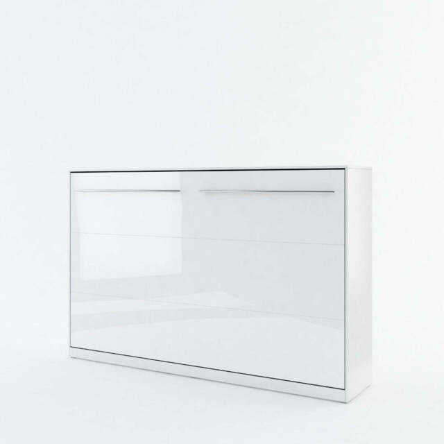 CP-05 Horizontal Wall Bed Concept 120cm - White Gloss 120 x 200cm - image 1