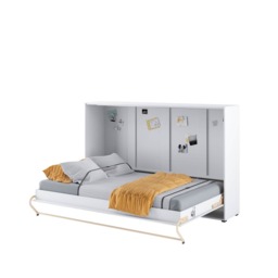 CP-05 Horizontal Wall Bed Concept 120cm - White Gloss 120 x 200cm - thumbnail 3