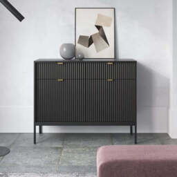 Nova Sideboard Cabinet 104cm - White Matt 104cm - thumbnail 2