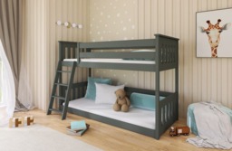 Wooden Bunk Bed Kevin - White Without Mattresses - thumbnail 7