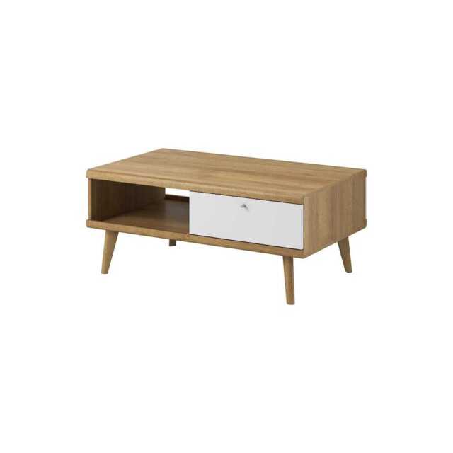 Primo Coffee Table 107cm - White 107cm - image 1