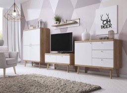 Primo Coffee Table 107cm - White 107cm - thumbnail 4