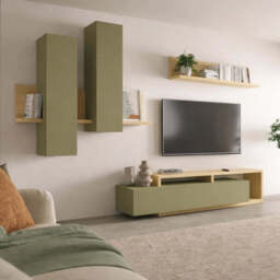 "Bota Entertainment Unit For TVs Up To 75"" - Black Matt 225cm" - thumbnail 2