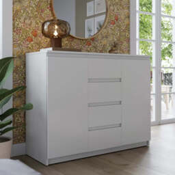 Idea ID-04 Sideboard Cabinet 109cm - White Matt 109cm