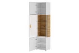 Toledo 05 Display Cabinet 61cm - Grey Gloss 61cm - thumbnail 3