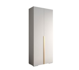 Inova I Hinged Door Wardrobe 100cm - Black 100cm - thumbnail 3