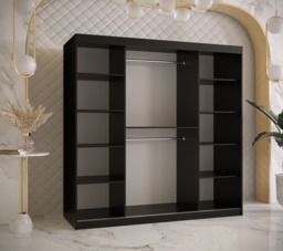 Ramiro II Sliding Door Wardrobe 180cm - White 180cm - thumbnail 4