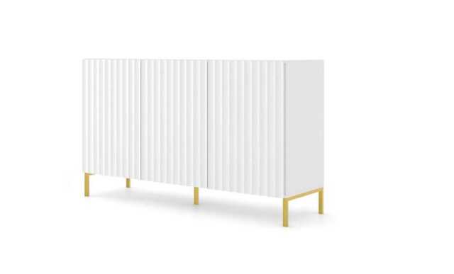 Wave Sideboard Cabinet 150cm - White 150cm - image 1