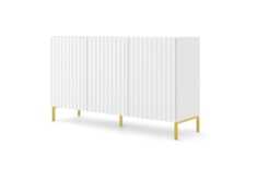 Wave Sideboard Cabinet 150cm - White 150cm