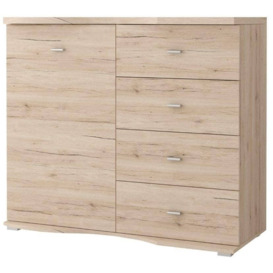 Grenada Sideboard Cabinet 120cm - Oak San Remo 120cm - thumbnail 1