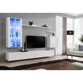 "Switch XII Entertainment Unit For TVs Up To 58"" - Black 330cm Graphite" - thumbnail 2