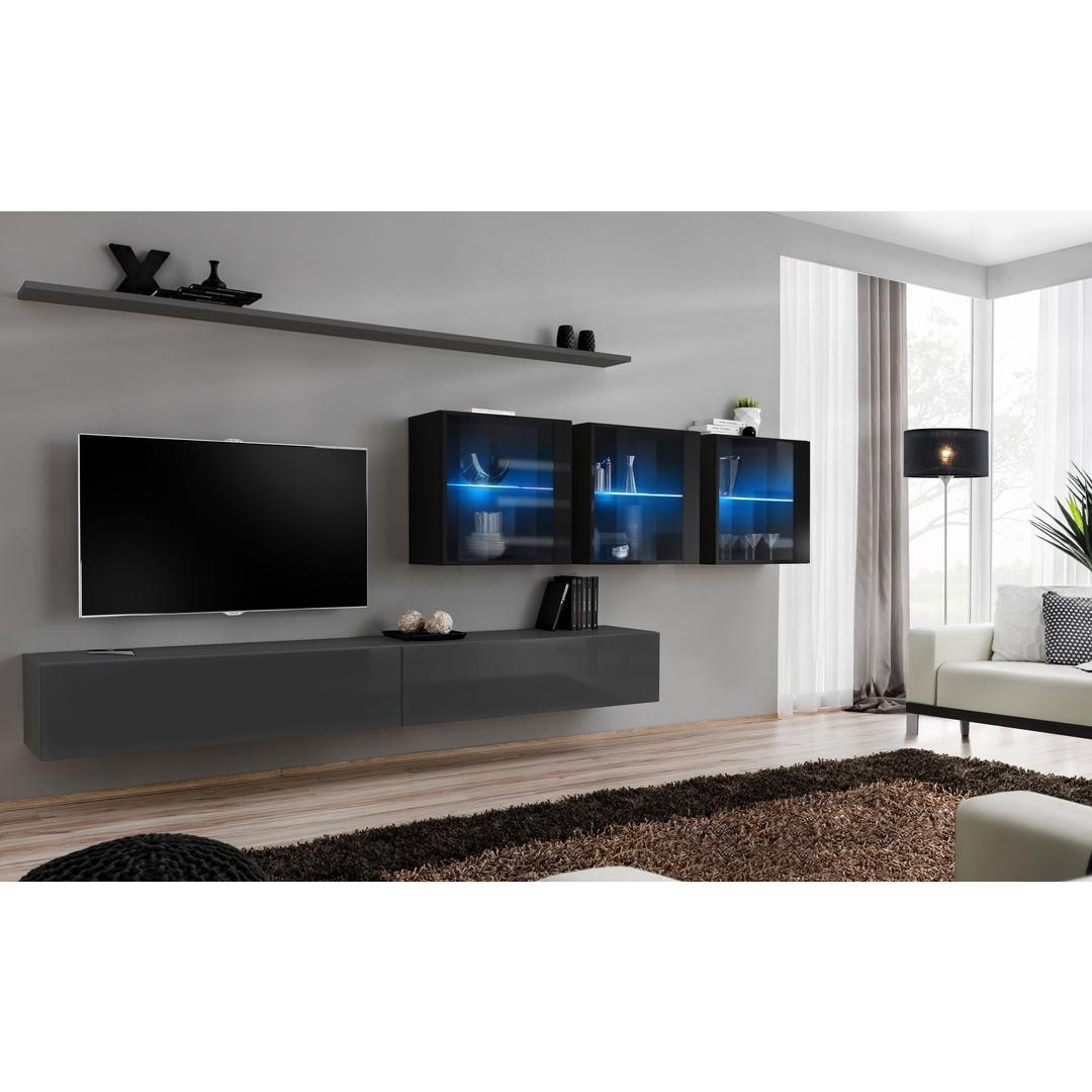 "Switch XVII Entertainment Unit For TVs Up To 49"" - Graphite 330cm Black" - image 1